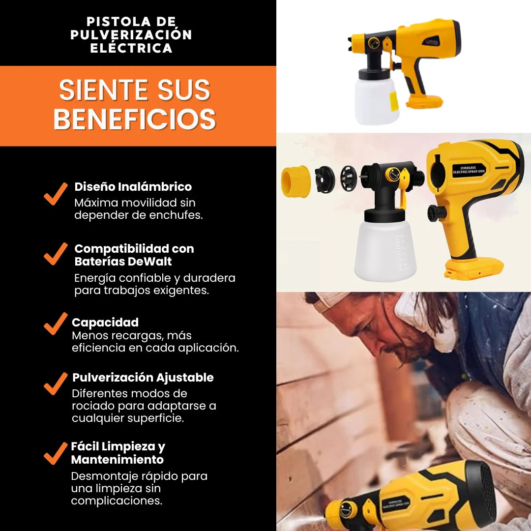 Pistola de Pintura Inalambrica